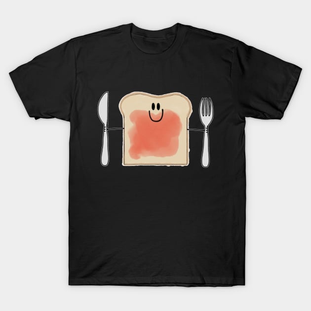 Toast Time! T-Shirt by RiNaCreations